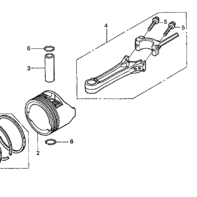 PISTON & CONNECTING ROD