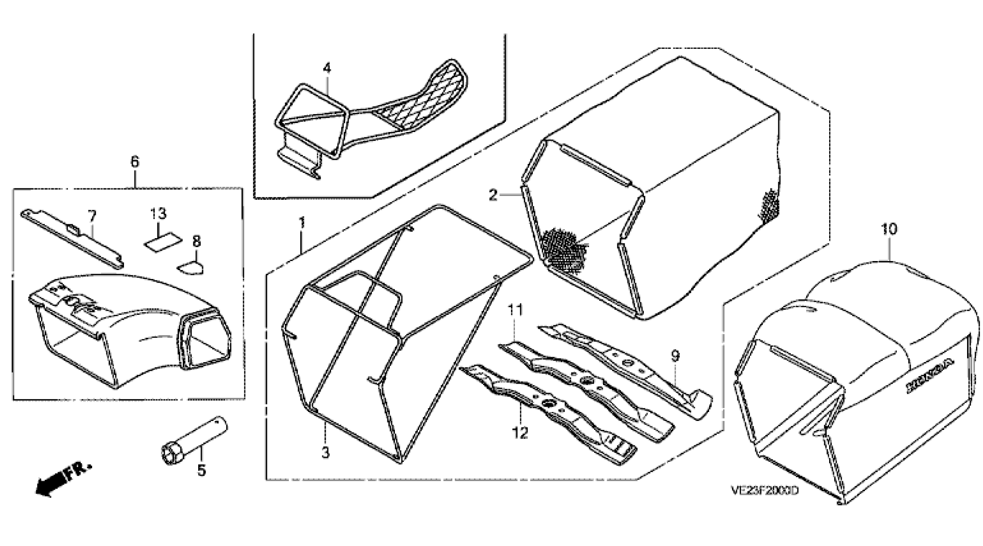 GRASS BAG & FRAME 