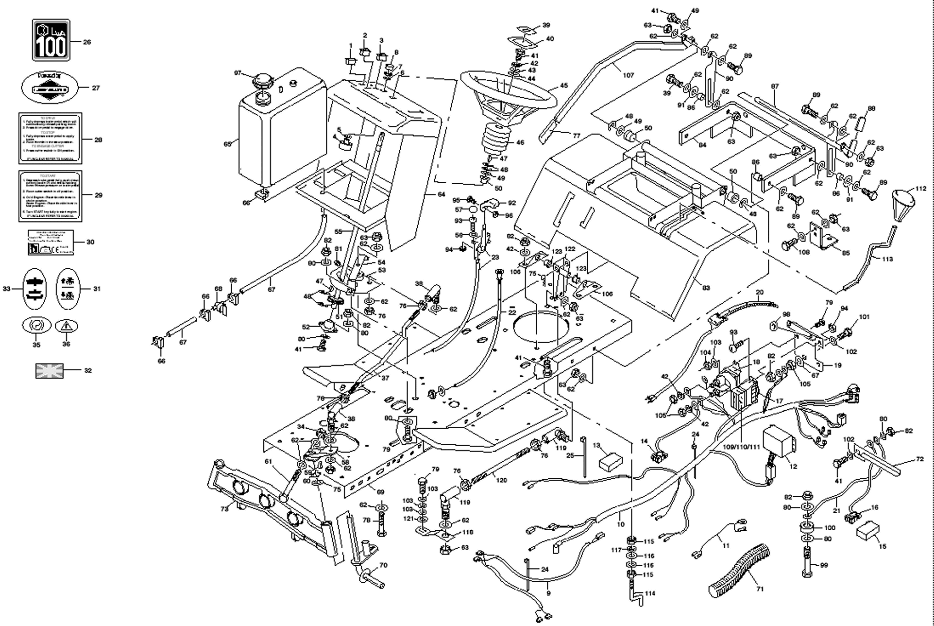 Steering / Gear Change and Electrical Controls