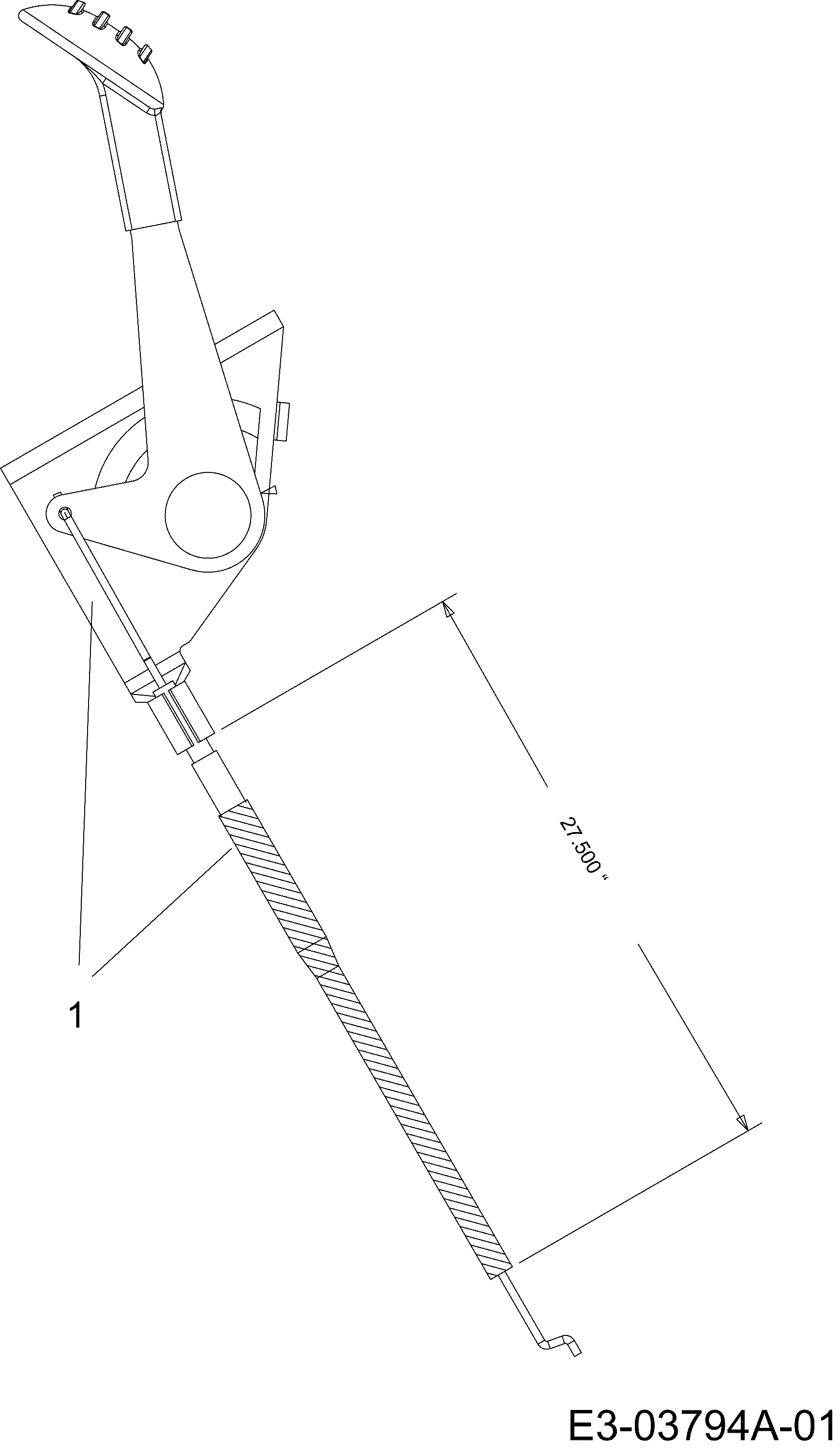 Throttle cable