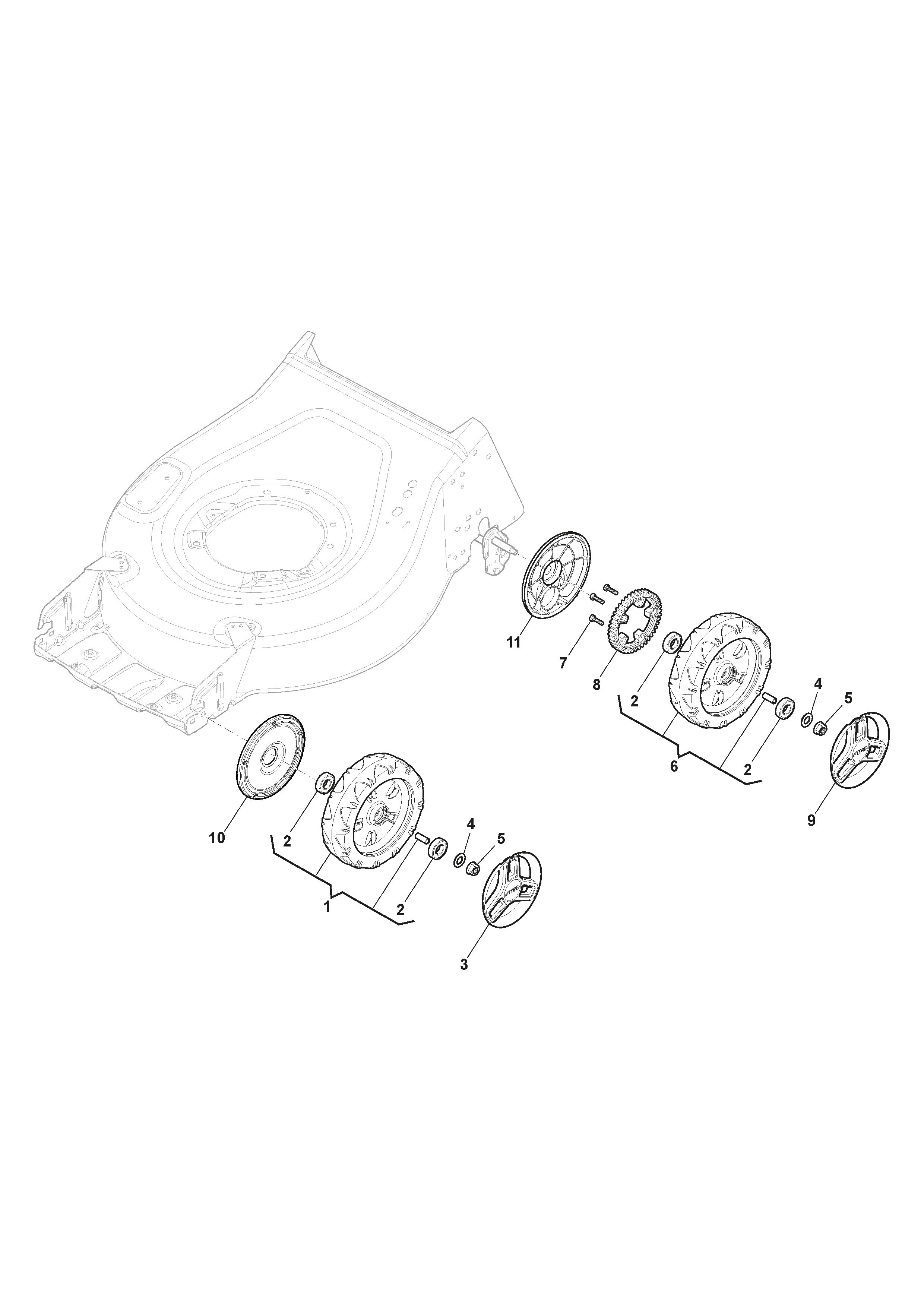 Wheel and Hub Cap