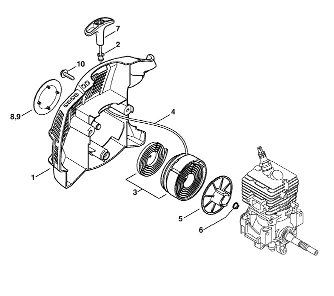 Rewind starter ErgoStart-Easy2Start