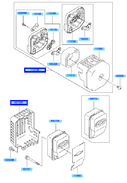 Air Filter - Muffler