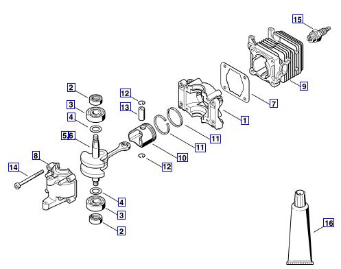 CRANKCASE - CYLINDER