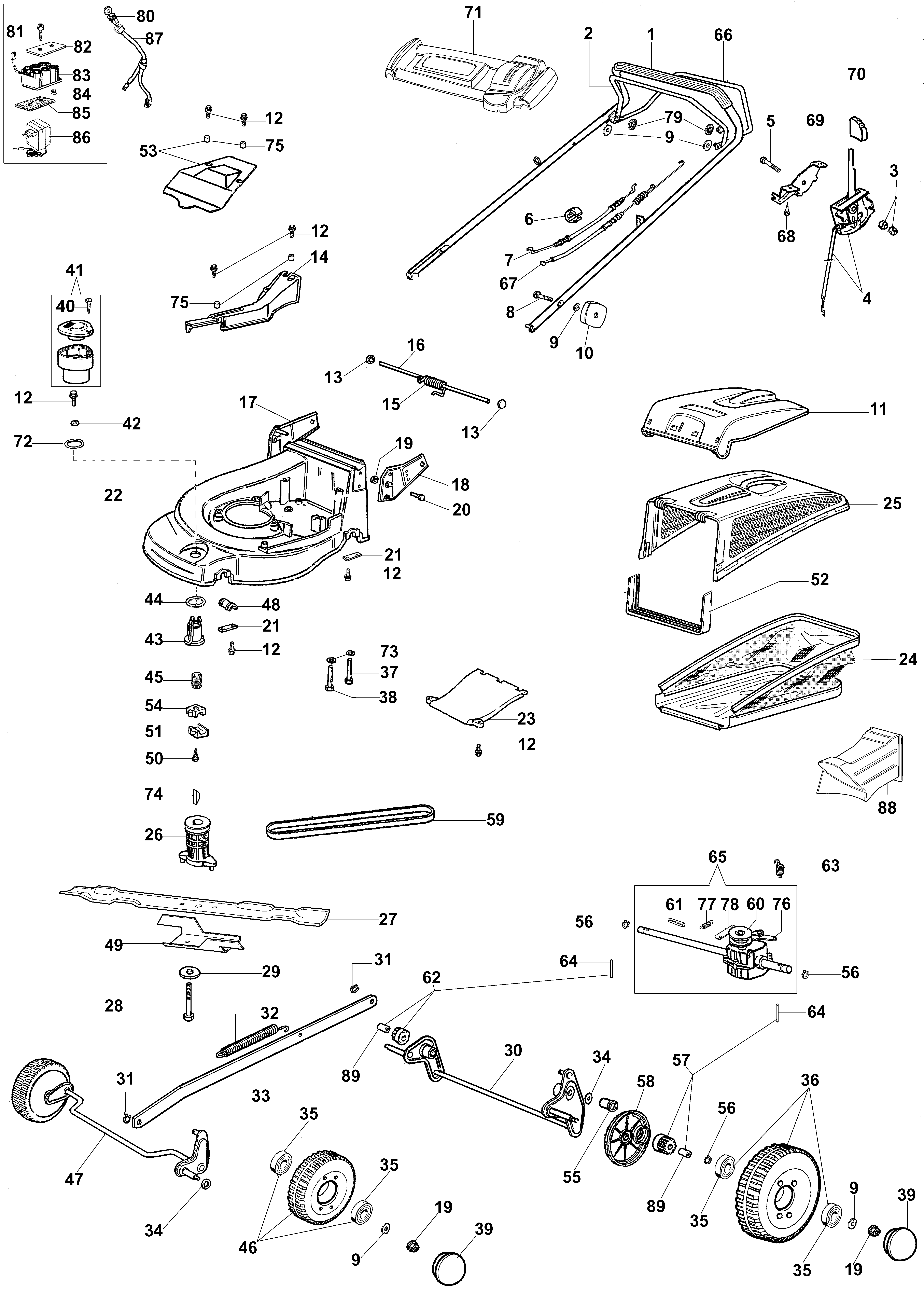 Illustrated parts list (Until May 2007)