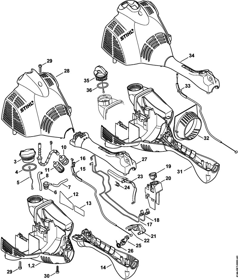 F MOTOR HOUSING