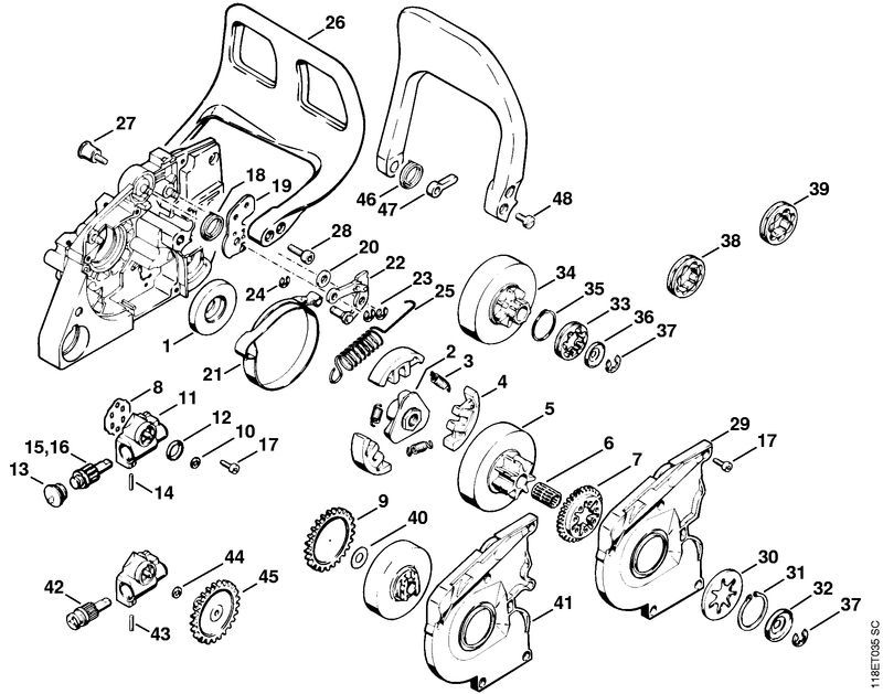 Oil Pump/Chain Brake