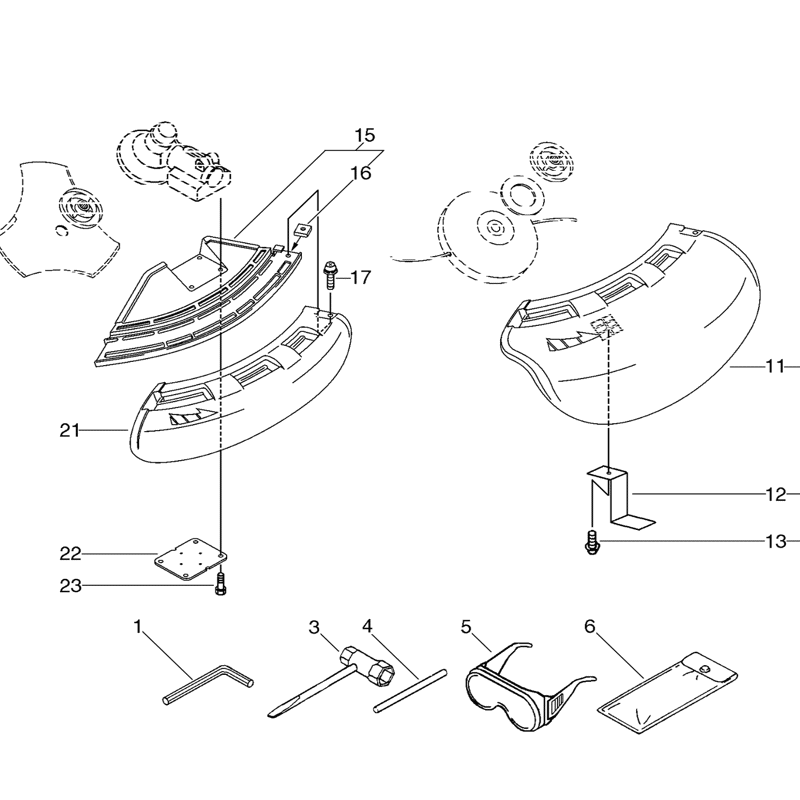 Echo SRM-250SI (SRM-250SI) Parts Diagram, Page 6