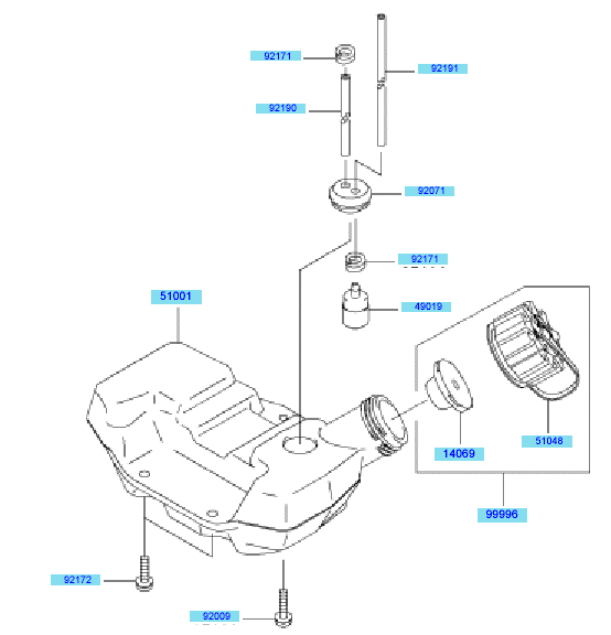 Fuel Tank & Fuel Valve