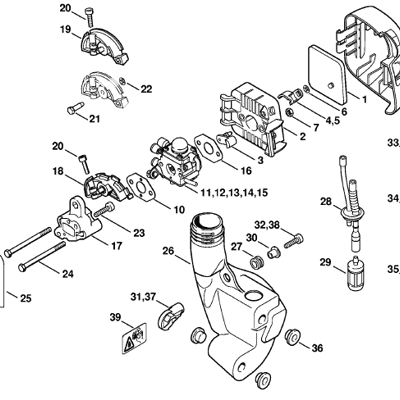 Stihl (FS45C) Parts Diagrams