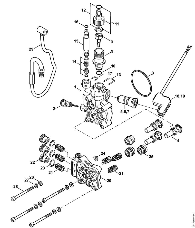 B PUMP HOUSING 