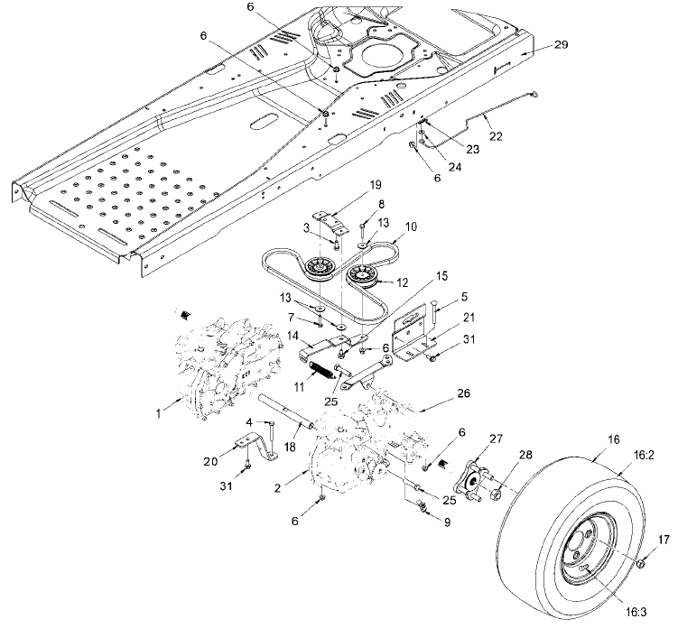 Hydro Driver Assembly
