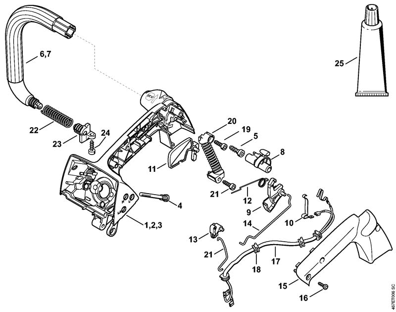 MS193TCE-G-HANDLE-HOUSING