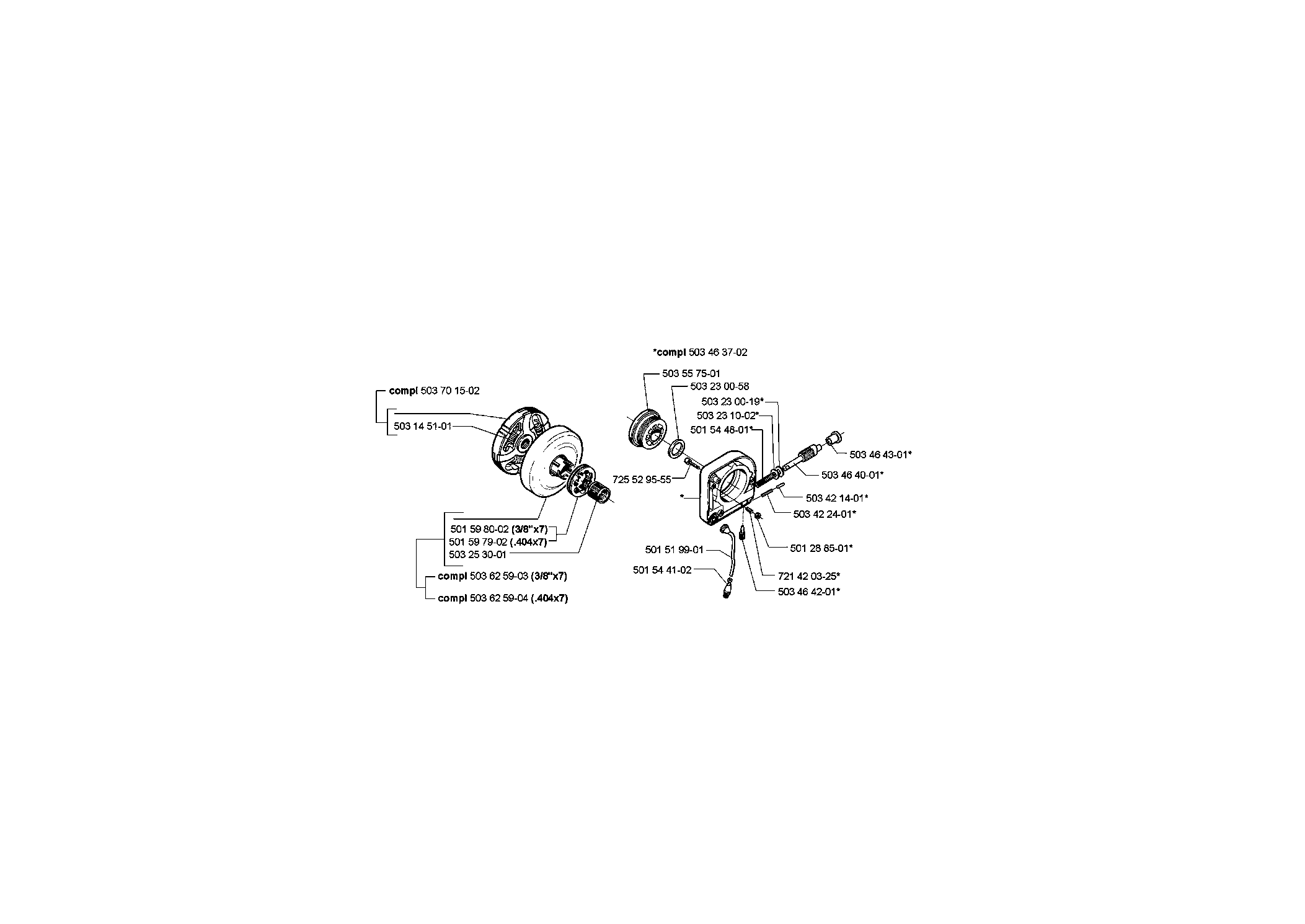 Husqvarna 395XP Chainsaw (2003) Parts Diagram, Page 14