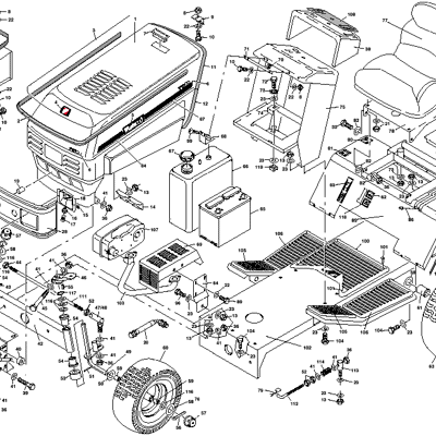 Tractor Chassis and Upper Body Panels