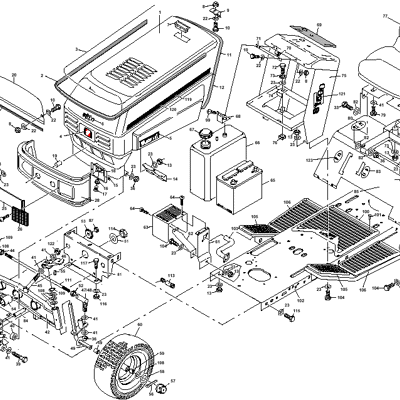 Tractor Chassis and Upper Body Panels