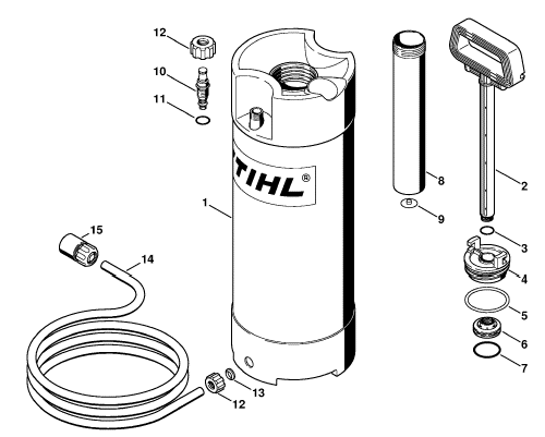 Pressurized water tank (28.2010)