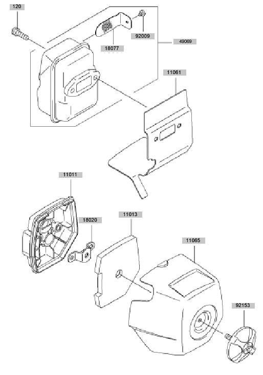 Air Filter - Muffler