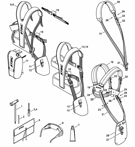 Tools, Full Harness