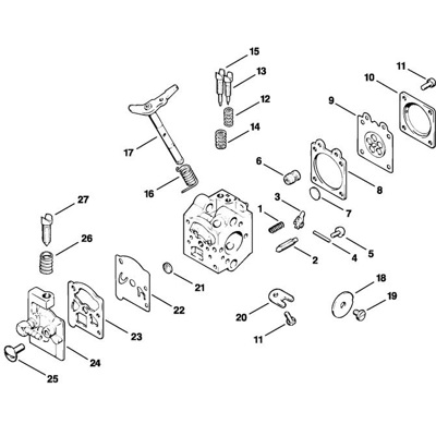 Cancanle Carter Motore in Alluminio per STIHL MS440 044 Motosega Parte No. 1128 020 2136, 1128 020 2122 Cancanle Carter Motore in Alluminio per STIHL MS440 044 Motosega Parte No. 1128 020 2136, 1128 020 2122