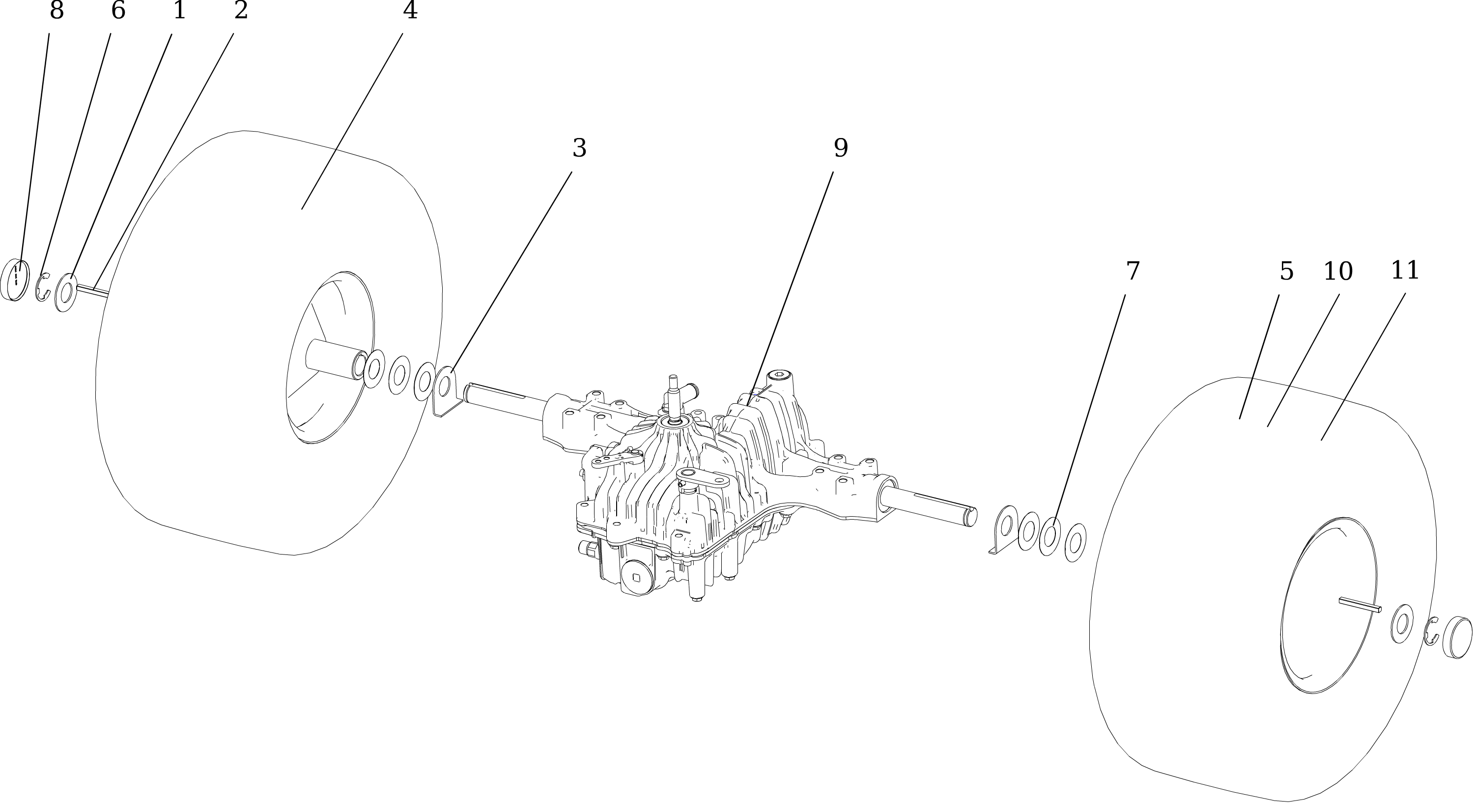 Rear axle