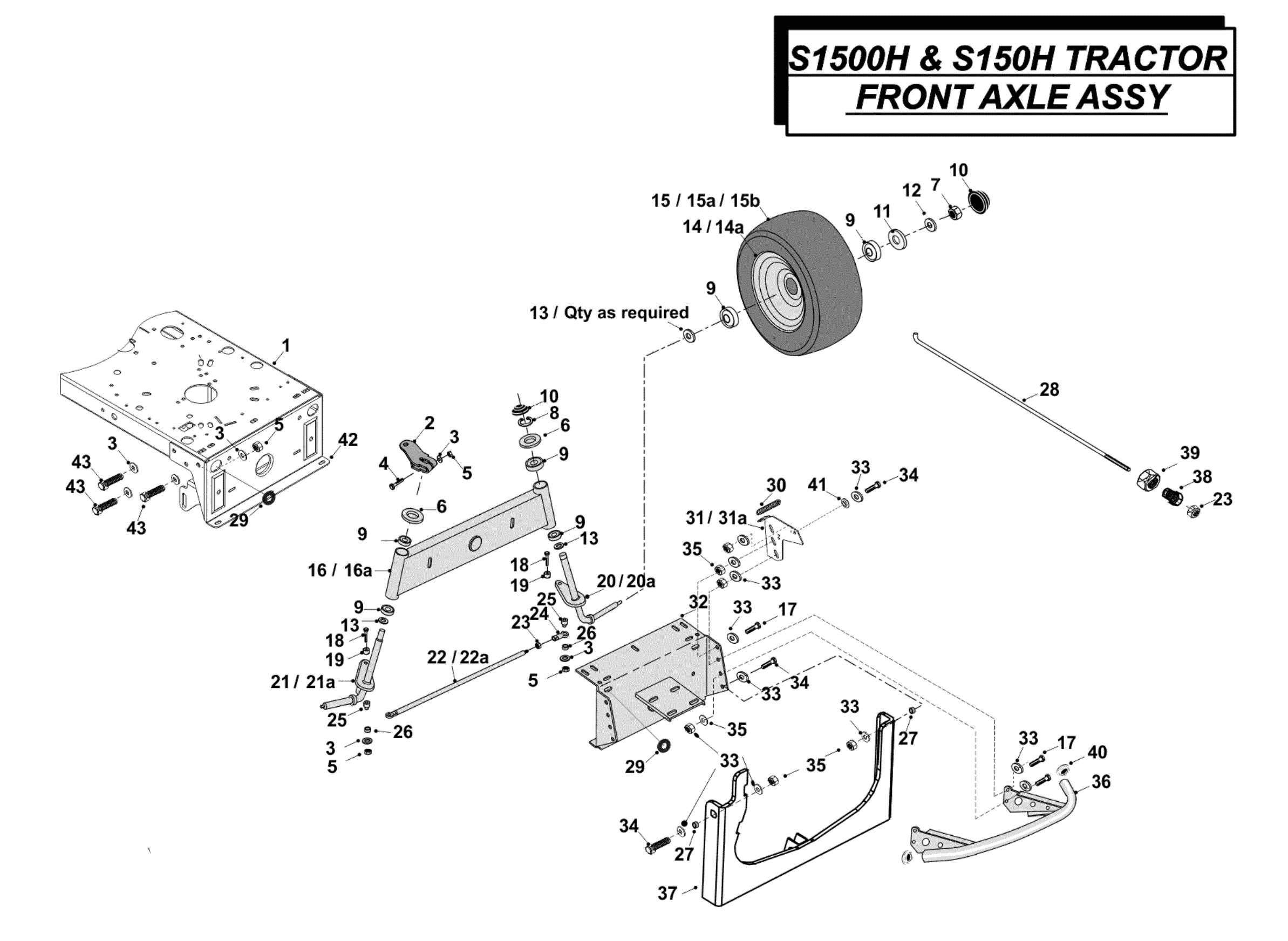 Front Axle Assembly