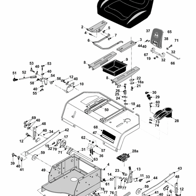 SEAT AND REAR BODY ASSEMBLY (HE)