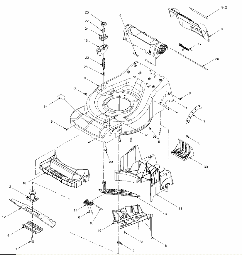 Deck & Baffle Assembly