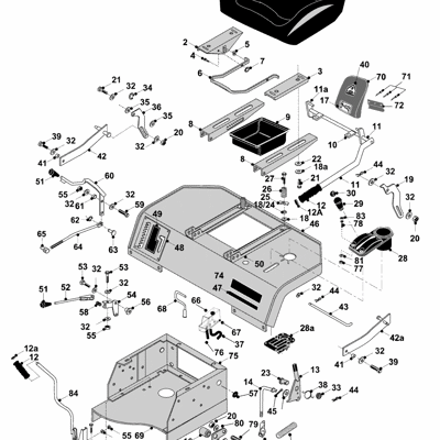 4WD SEAT & REAR BODY NON HE MODELS