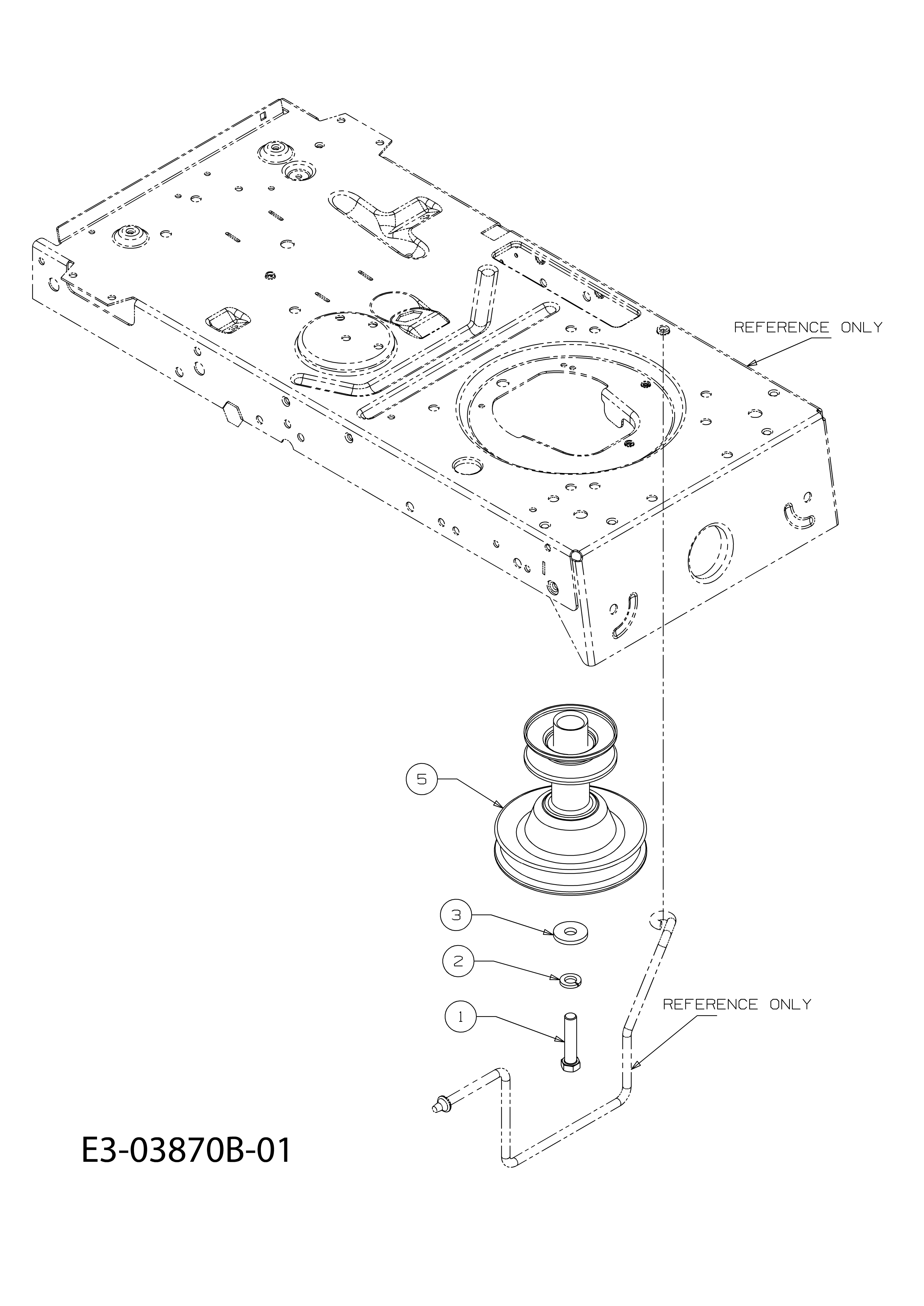 Lever and engine pulley