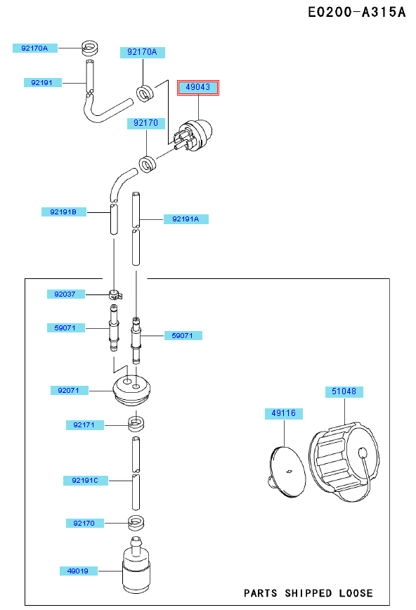 Fuel Tank - Fuel Valve