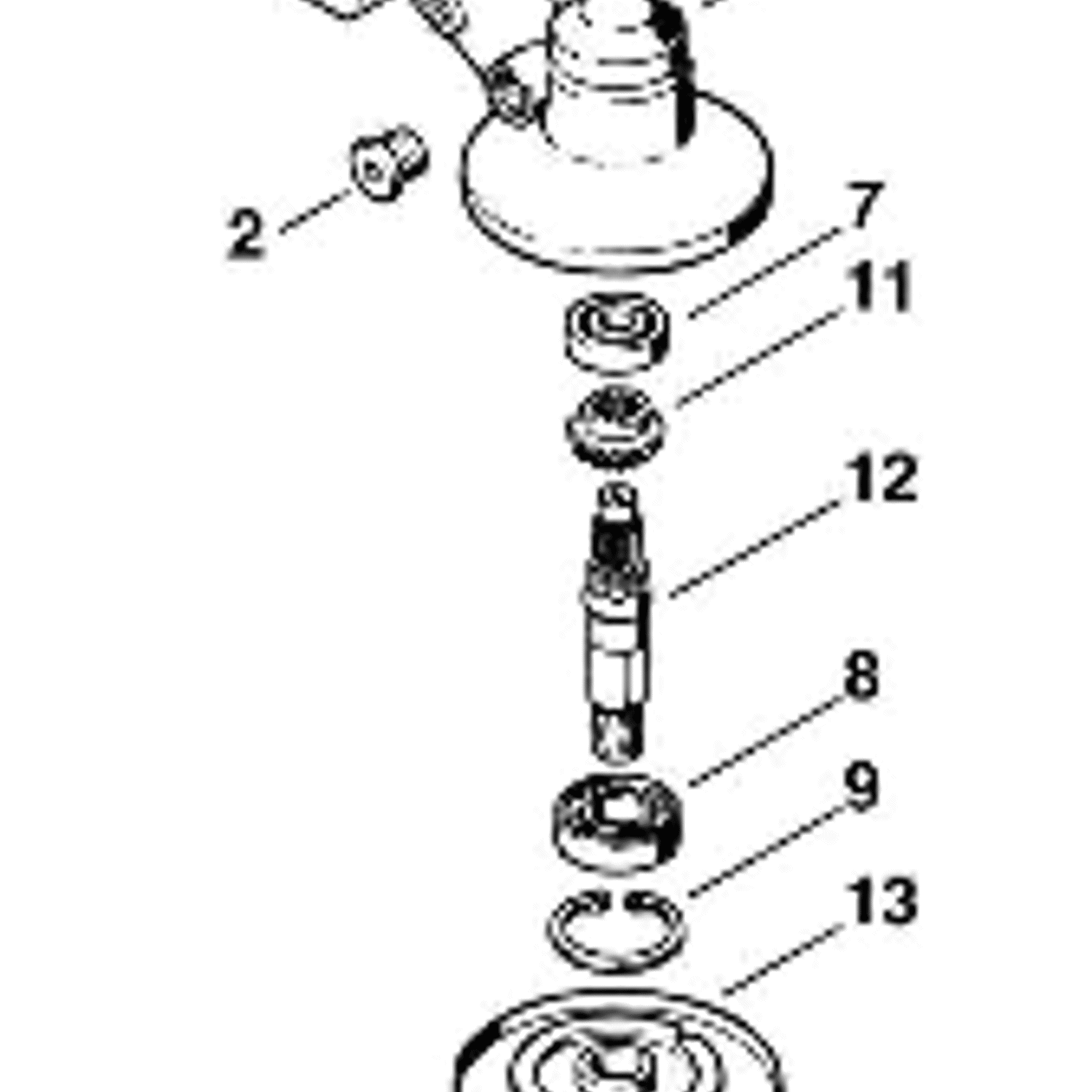 Stihl FS 74 Brushcutter (FS74) Parts Diagram, S_-Gear head FS 74