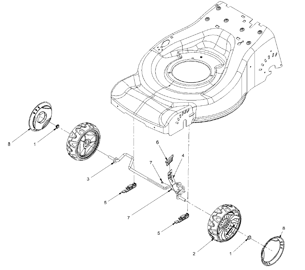 Height of Cut & Front Wheel Assembly