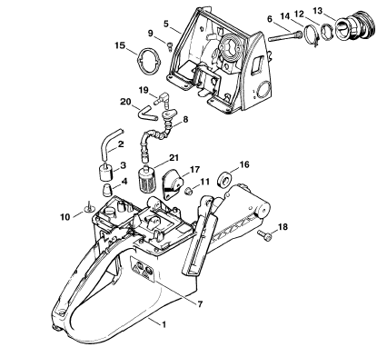 Tank housing