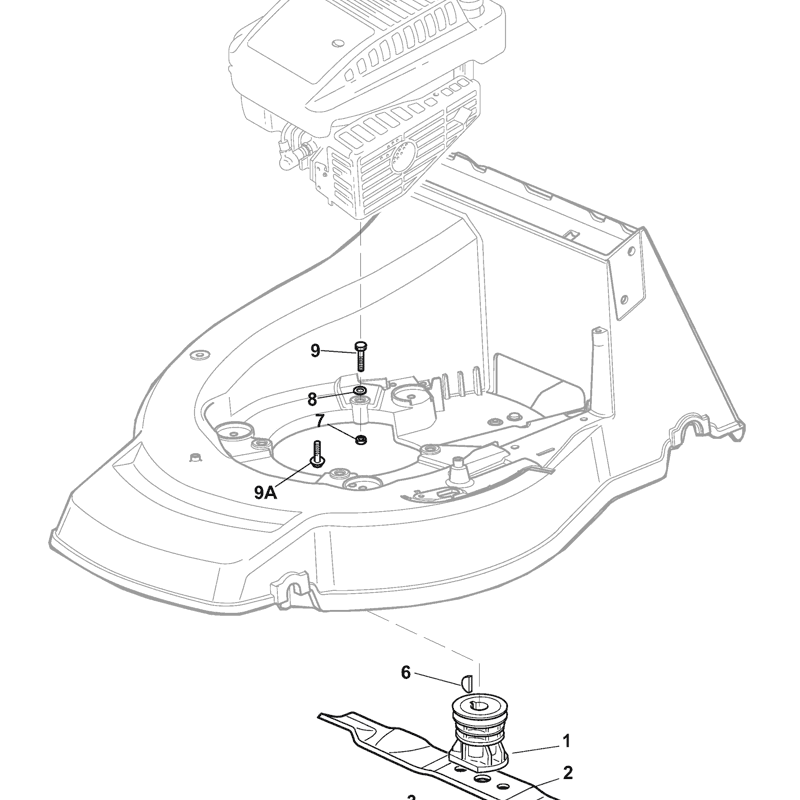 Castel / Twincut / Lawnking XA52MBS (2011) Parts Diagram, Page 5
