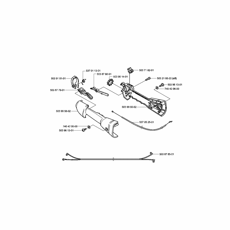 Husqvarna 326HE3 Hedgetrimmer (2004) Parts Diagram, Page 4