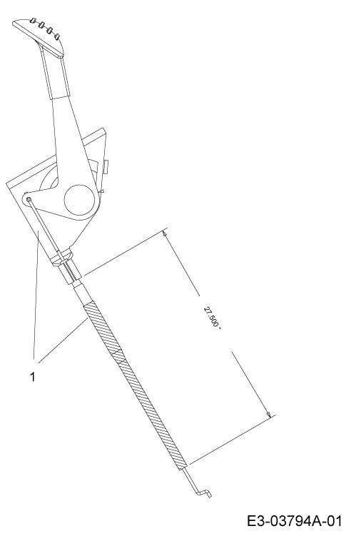 Throttle cable