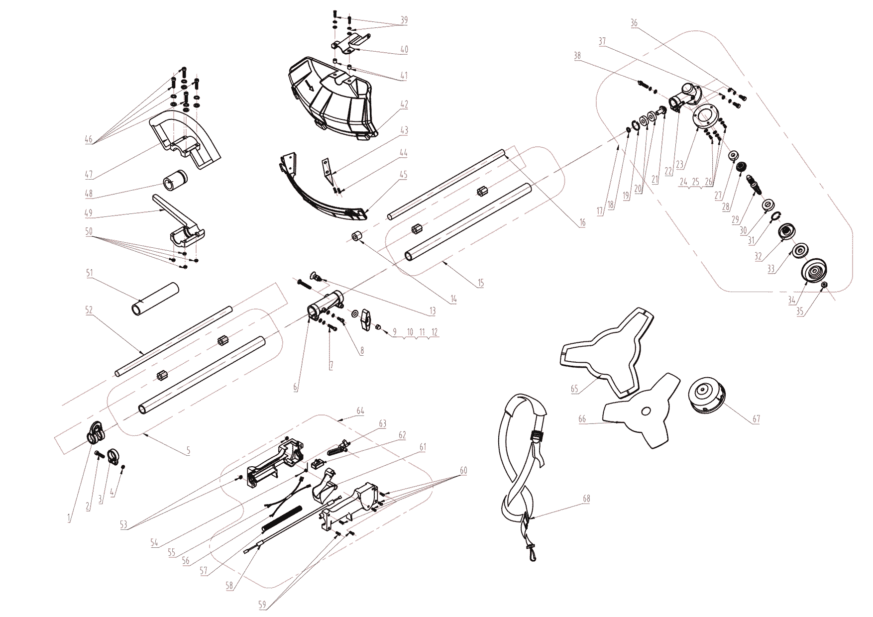 Brush cutter Assy