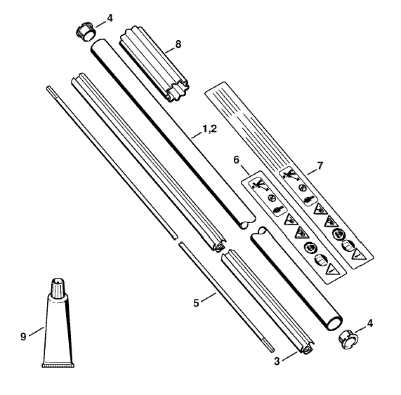 Drive tube assembly FC 110