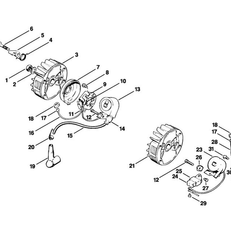 Leva freno di ricambio ISE per motosega Stihl MC200. Sostituisce il Leva freno di ricambio ISE per motosega Stihl MC200. Sostituisce il