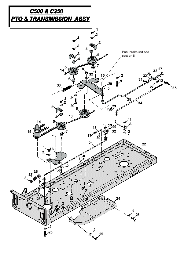 PTO & Transmission Assembly