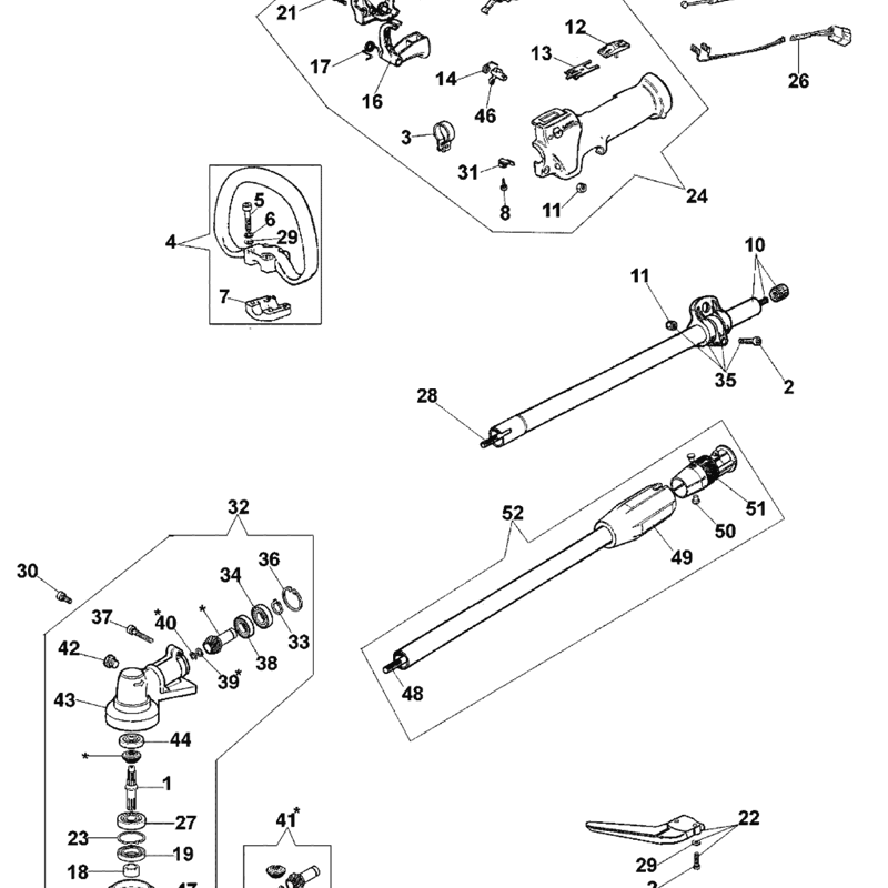 Funco Exploded View Efco 8250IC-D (2009) Parts Diagram, Page 3