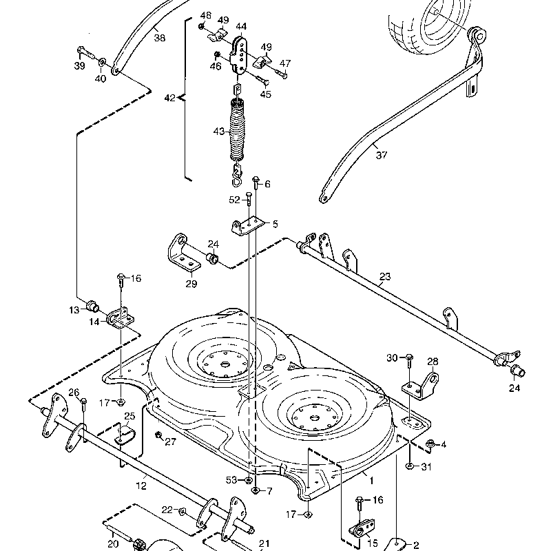Mountfield 4155H Ride on 01 2005 Parts Diagram Page 15 mountfield-4155h-ride-on-01-2005-parts-diagram-page-15