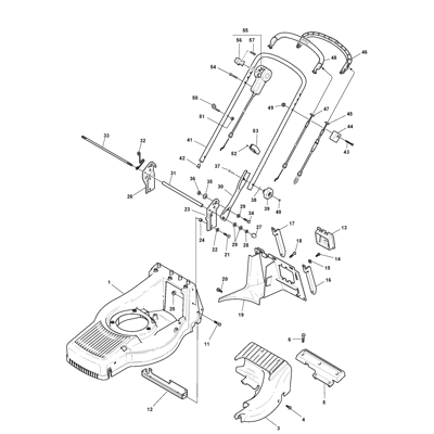 Chassis and Handle Upper Part