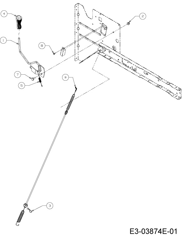Traction lever