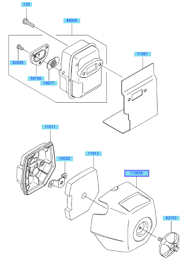 Air Filter - Muffler