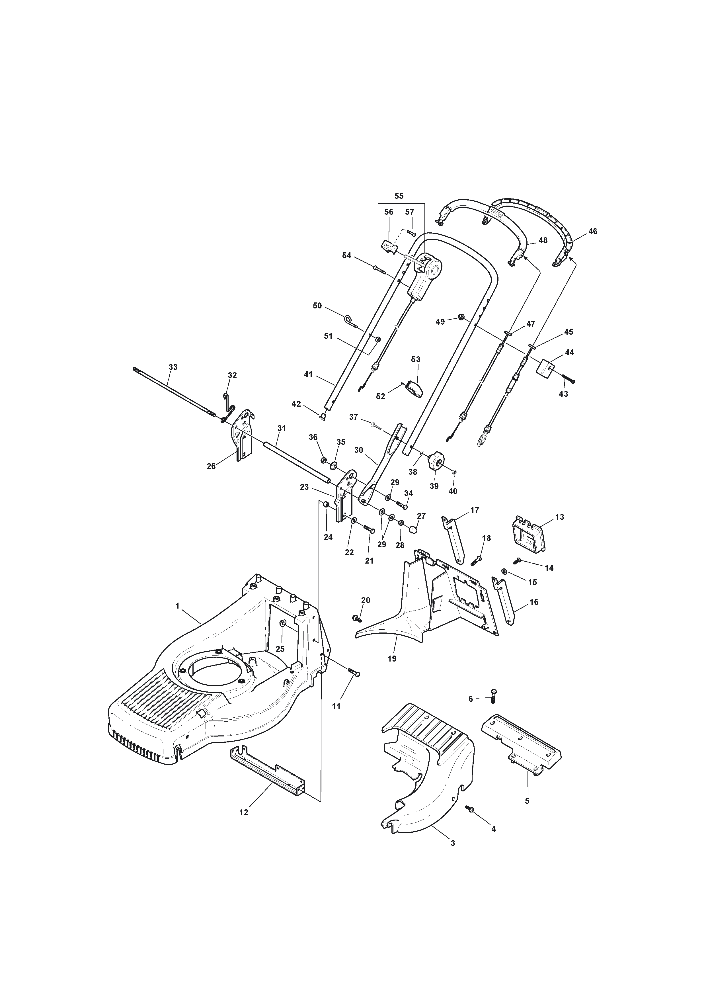 Chassis and Handle Upper Part