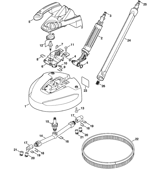 Patio cleaner RA 101