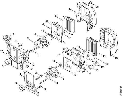 E-Carburetor housing