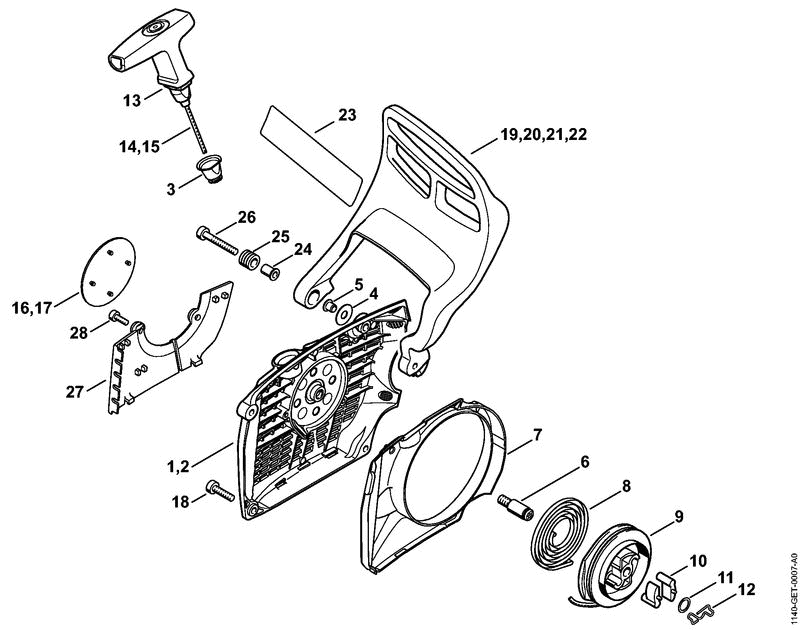 MS362CMRZ-G STARTER